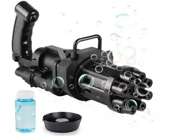  GRAPHENE 8 Hole Electric Gatling Bubble Gun for Kids